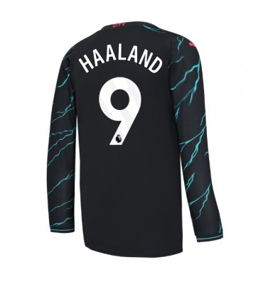 Manchester City Erling Haaland #9 Tredjetröja 2023-24 Långärmad